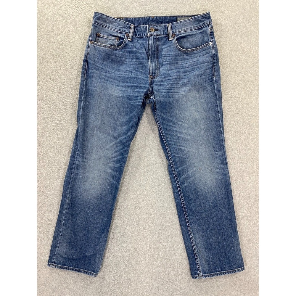 Bonobos‎ The Blue Jeans Mens 35x30 (Fits 34x29) Blue Casual Straight Leg Denim